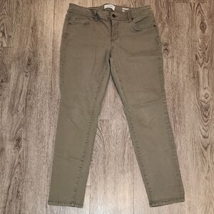 Sonoma Women's Skinny Jeans in Olive- 12